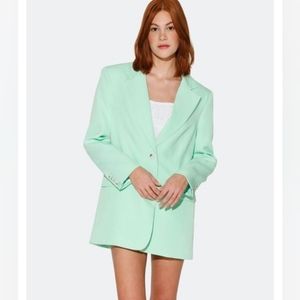 NWT Walter Baker Matching Mint Green Blazer and Shorts Size small